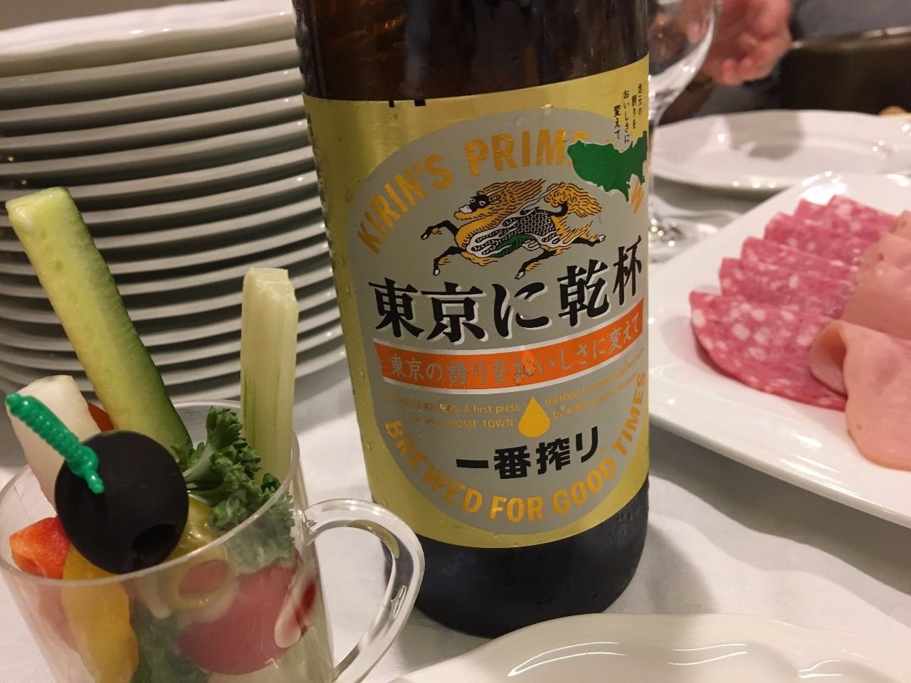 船清　東京湾パーティークルーズ　キリン　一番搾り　東京に乾杯　iPhone6Sで撮影