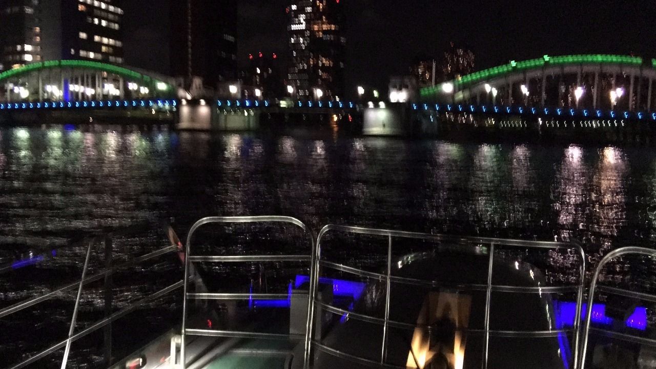 船清　東京湾パーティークルーズ　橋　ブリッジ　iPhone6Sで撮影